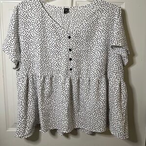 Polka Dot Women's Top